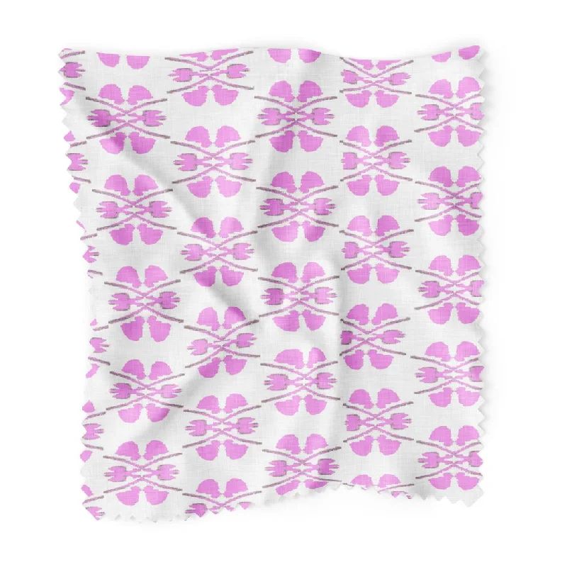 Abstract - designed duvet covers to add an artistic flair to the bedroomClover Pink Fabric by the Yard