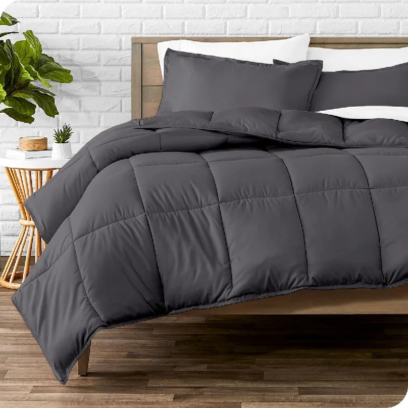 Latex - filled comforters with a bouncy texture and good supportComforter Set - Ultra-Soft - Goose Down Alternative - All Season Warmth