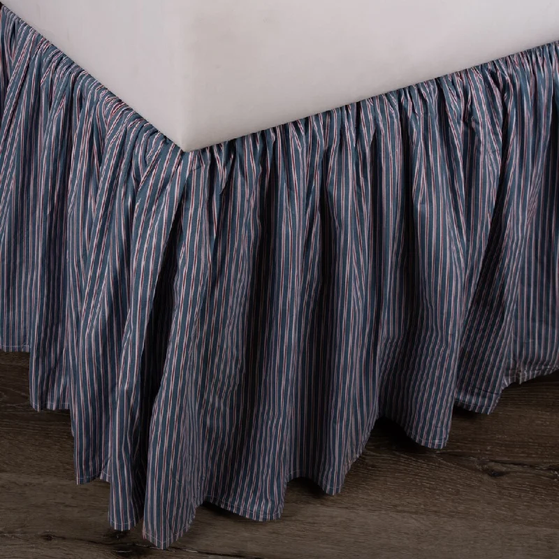 Cottage Home Hamp Stripe 3 Piece Tuck in Bed Skirt