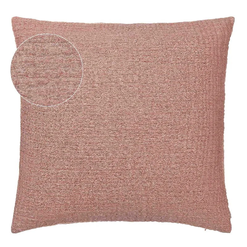 Chenille blankets with a thick and fuzzy textureCouco Cushion [Rouge/Natural]