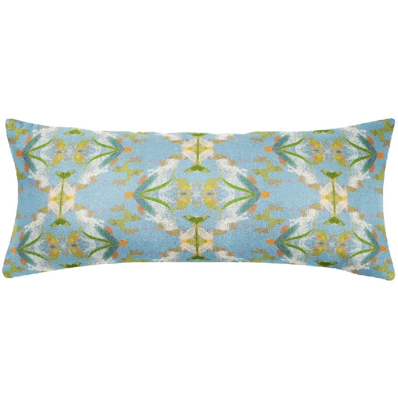 Boho - style duvet covers with vibrant colors and ethnic patternsEnglish Garden Blue 14x36 Pillow