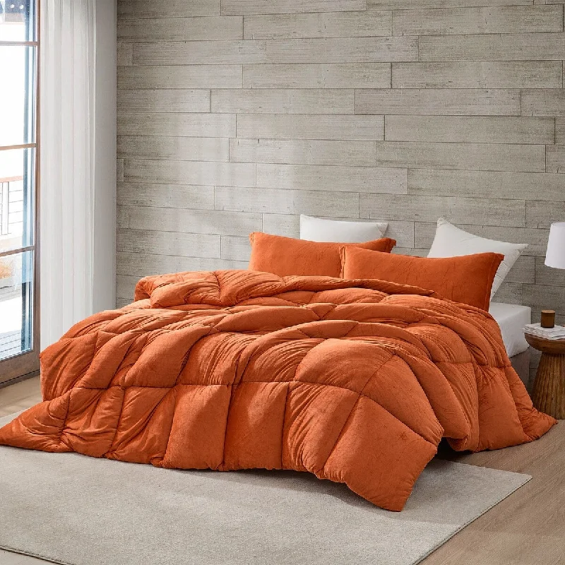 Silk - filled comforters for a luxurious and smooth touchFatter than Fat - Coma Inducer® Oversized Comforter Set - Rooibos Tea