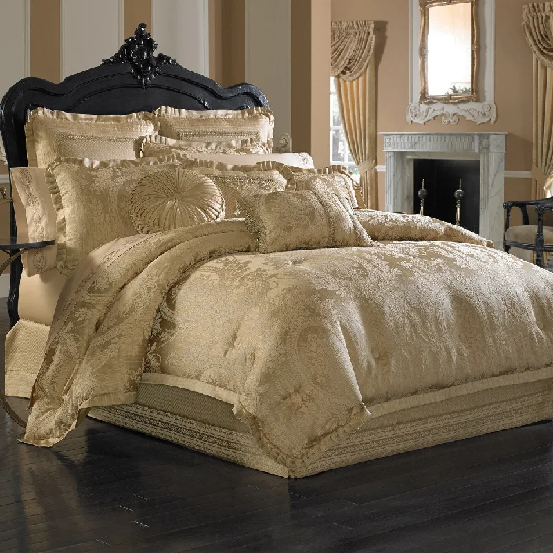 Wool - filled comforters with natural moisture - wicking and temperature - regulating featuresFive Queens Court Napoleon Comforter Set