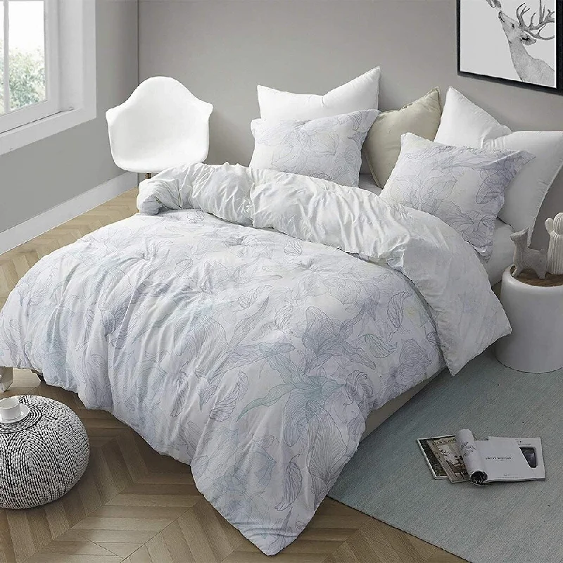 Microfiber - filled comforters that are lightweight and easy to care forFlourish - Oversized Comforter - Supersoft Microfiber Bedding