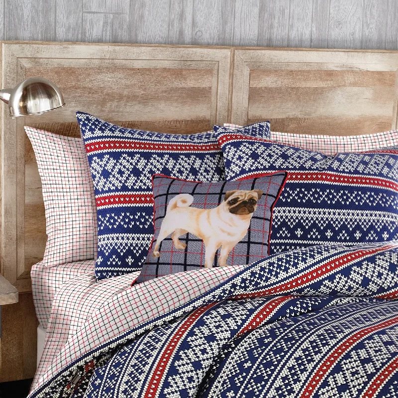 Silk - filled comforters for a luxurious and smooth touchG.H. Bass Fair Isle Cotton Comforter Set