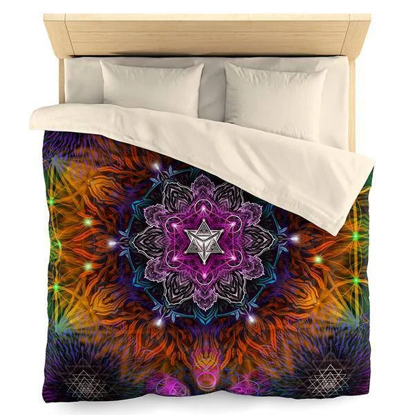 Guest - room duvet covers to make visitors feel welcome and comfortableGeometric Vibes Duvet