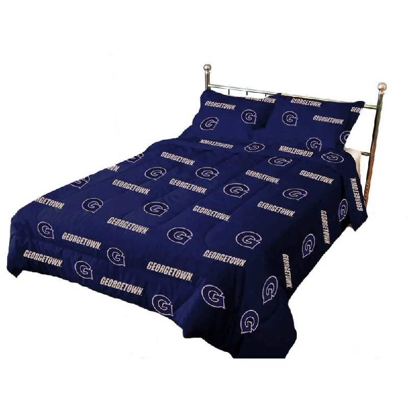 Cotton - filled comforters for a breathable and natural sleep experienceGeorgetown Bulldogs Comforter Set