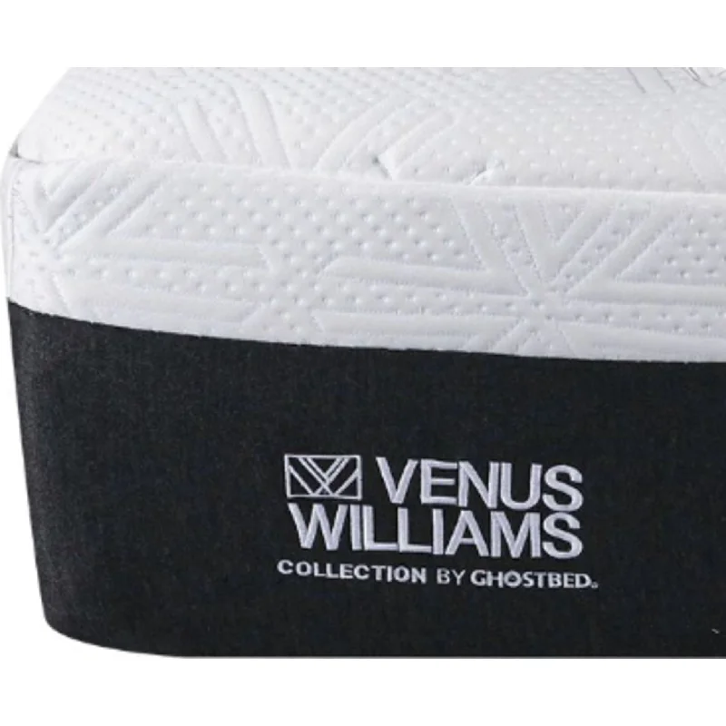 Wool - filled mattresses for natural insulation and moisture - wickingGhostBed Venus Williams Collection 'Serve' 14" Hybrid Mattress