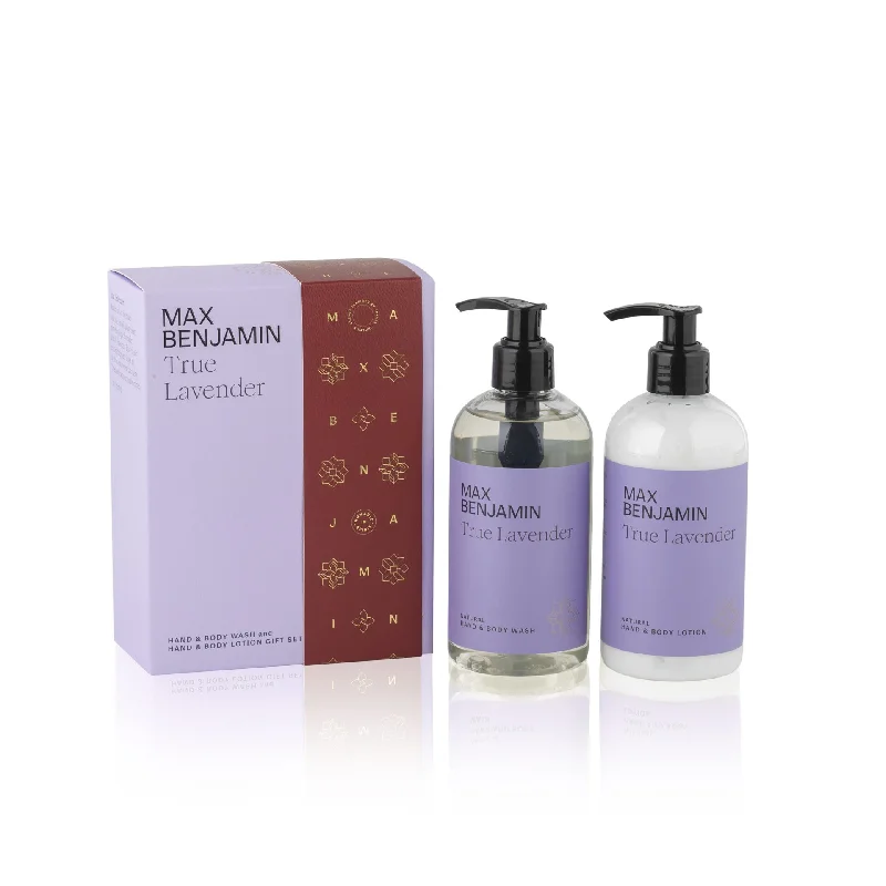 Linen blankets with a rustic and textured lookTrue Lavender Hand/Body Wash &Lotion Gift Set