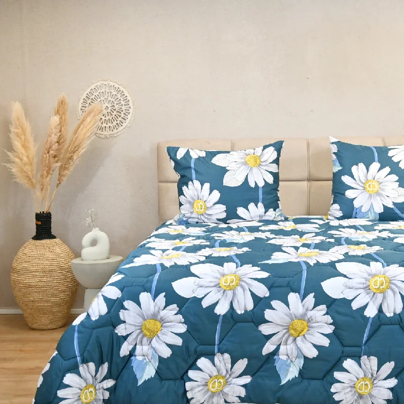 Affordable duvet covers for those on a tight budgetHappyDuvet Sunflowers - Satin Look - All season Coverless duvet