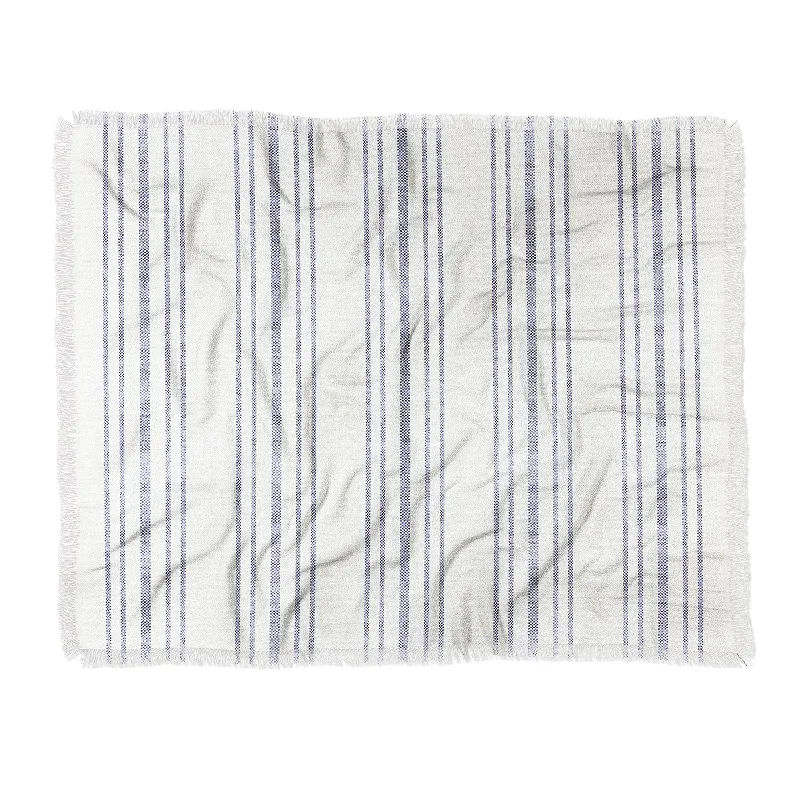 Alpaca wool blankets for a hypoallergenic and warm optionHolli Zollinger Aegean Multi Stripe Throw Blanket