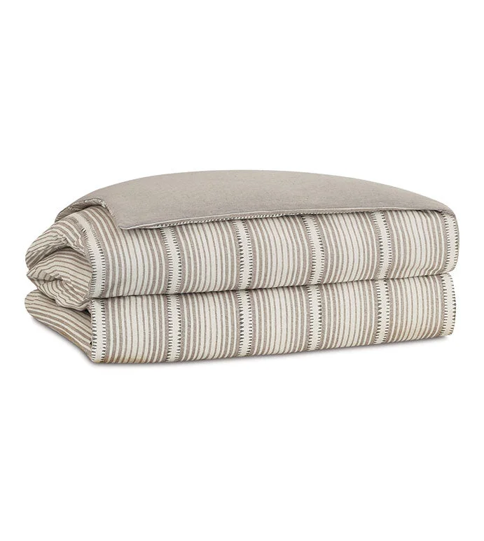 Duvet covers to pair with down comforters for maximum warmthHoyt Striped Duvet Cover & Comforter