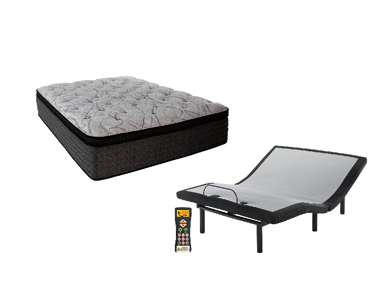 King - size mattresses for spacious master bedroomsHybrid 1600 Mattress with Adjustable Base