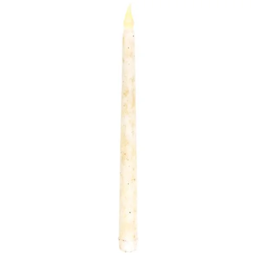 Ivory Tall Dipped Timer Taper - 10.75"