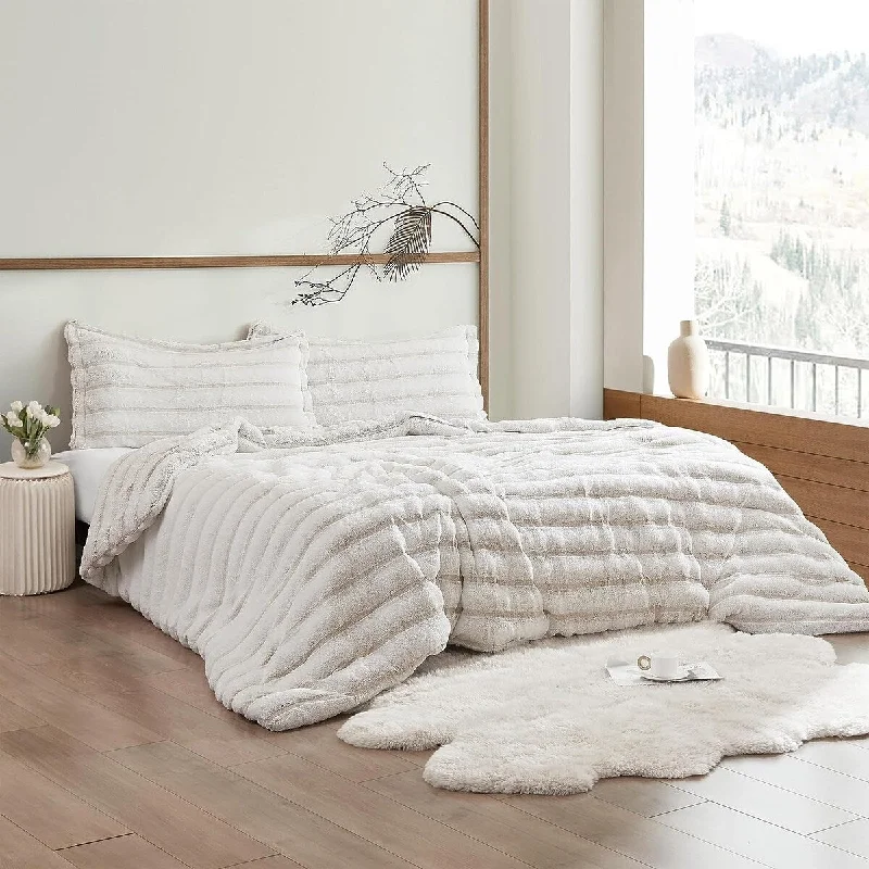 Duck down comforters with a softer feel and good warmth retentionJelly Rolls Chunky Bunny - Coma Inducer® Oversized Comforter Set - Powder Caramel