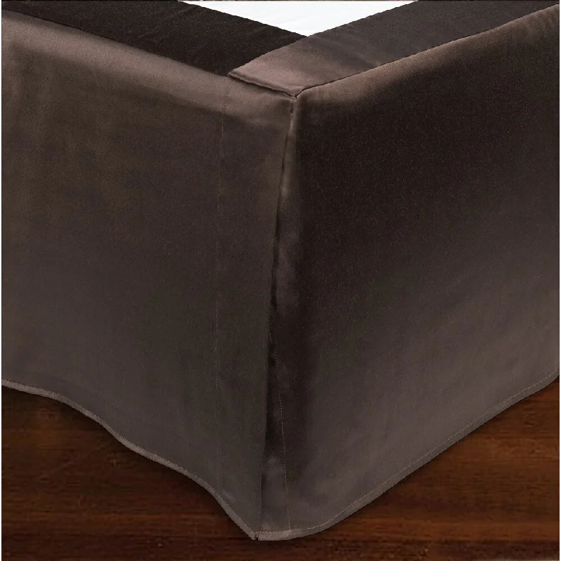 Jennifer Taylor Brown Fusion Satten Bedskirt