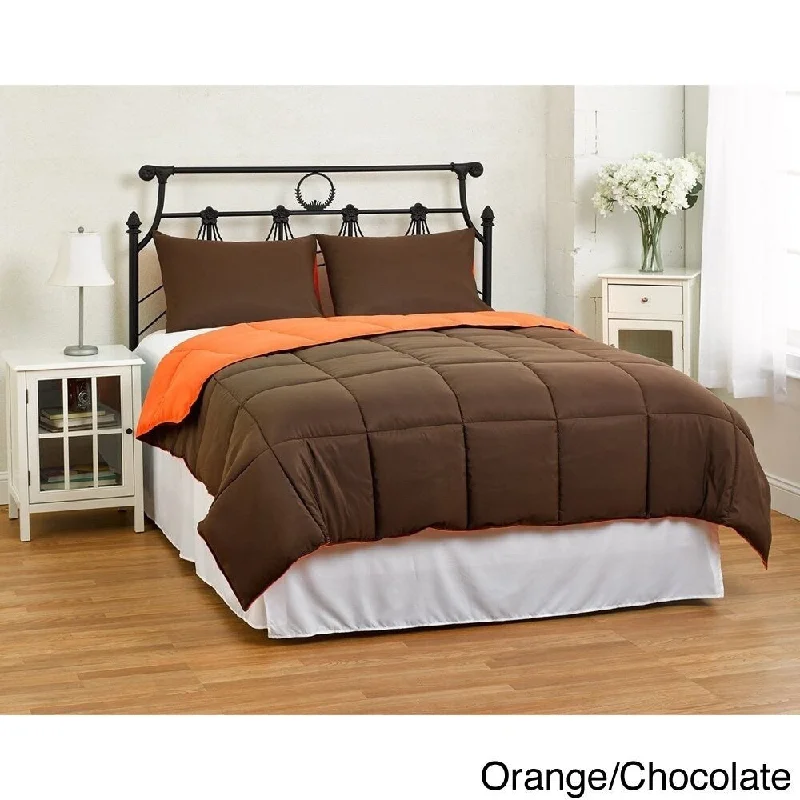 Bamboo - fiber - filled comforters with antibacterial and breathable qualitiesKotter Home All-Season Reversible Comforter Set