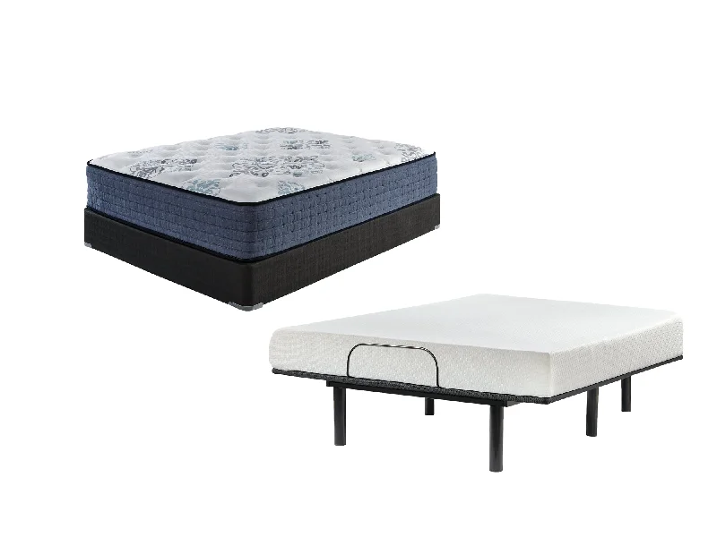 Hybrid mattresses combining foam and innerspring technologyLimited Edition Firm Mattress with Adjustable Base