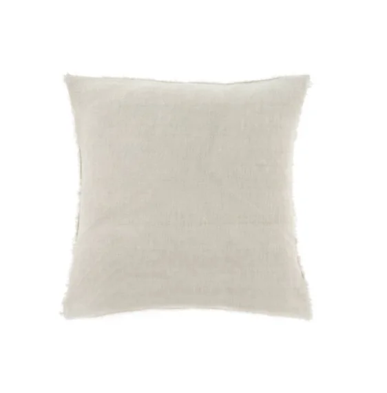 Silk blankets with a smooth and elegant touchLINA LINEN PILLOW  - IVORY