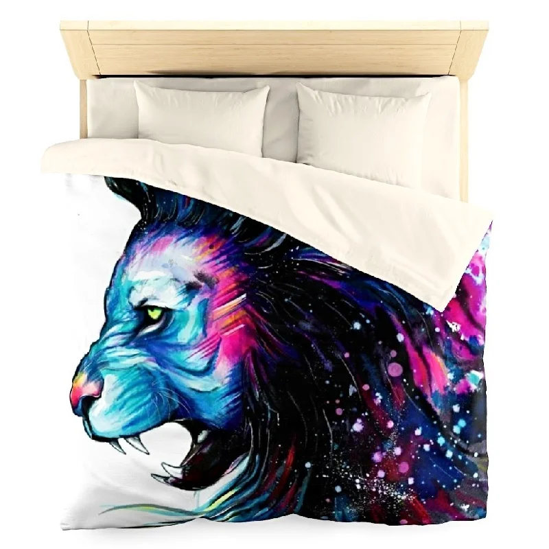 Ombre - colored duvet covers with a gradient effect for a trendy and unique styleLion Color Duvet