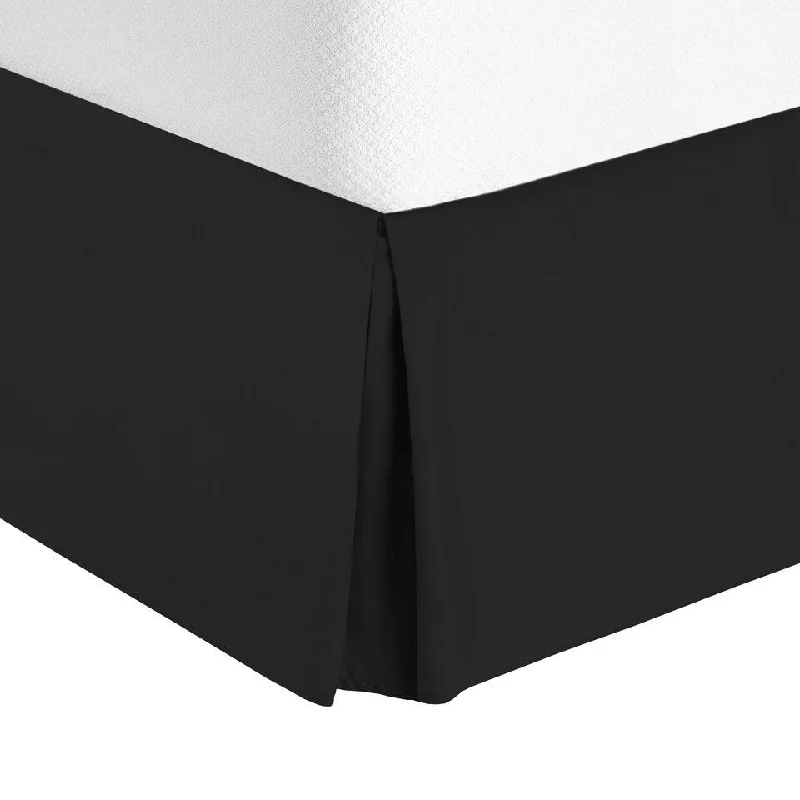 Luxury Microfiber Pleated Bed Skirt 14 Inch Drop Full Size