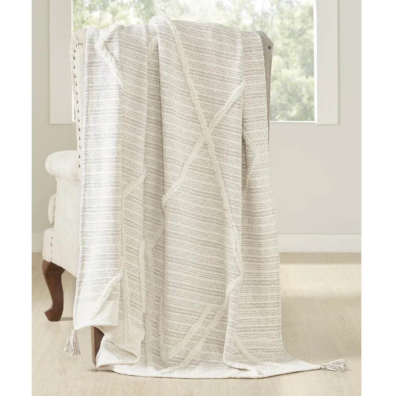 Microfiber blankets that are durable and easy to care forModern Threads 100% Cotton 60x70" throw Yamilah