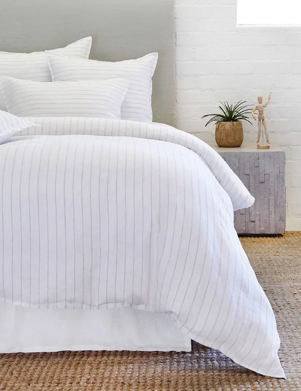 Budget - friendly duvet covers for first - time homebuyers or studentsBlake Linen Duvet by Pom Pom at Home