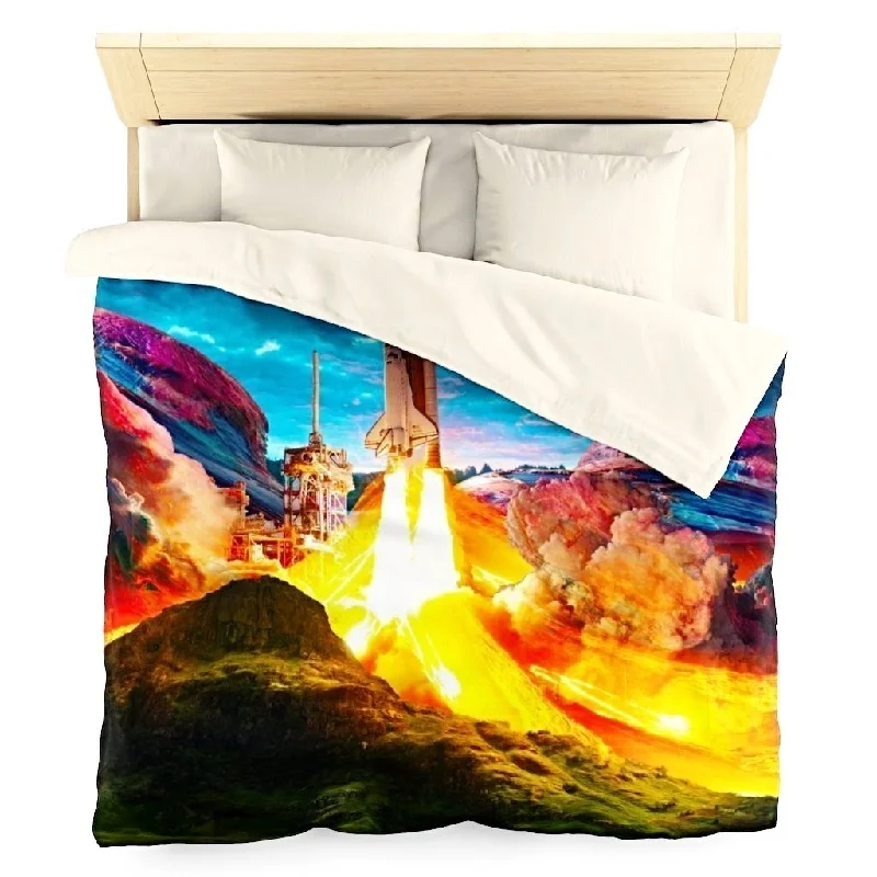 Anti - dust mite duvet covers to keep the sleep environment cleanRainbow Render Duvet