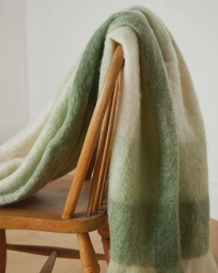 Acrylic blankets for a soft and affordable alternativeREVERSIBLE NEWGRANGE MOHAIR & WOOL THROW