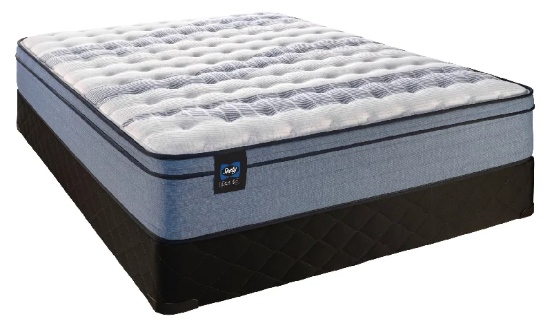 Latex mattresses with natural bounce and breathabilitySealy® Essentials Remy Firm Eurotop Twin Mattress and Boxspring Set