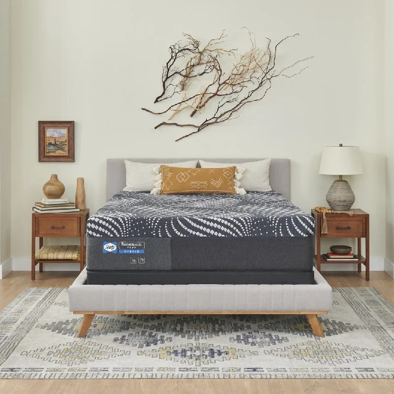 Innerspring mattresses with coil counts for supportSealy Posturepedic Plus Hybrid Brenham Firm 13.5" Mattress