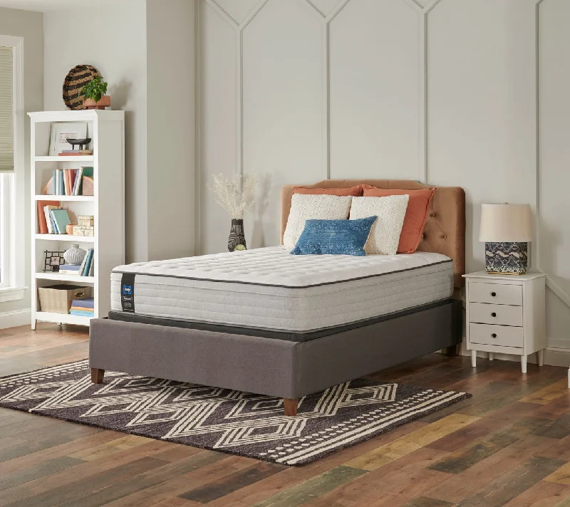 Gel - infused memory foam mattresses for cooler sleepSealy Posturepedic Santa Paula V Firm Euro Top 13" Mattress