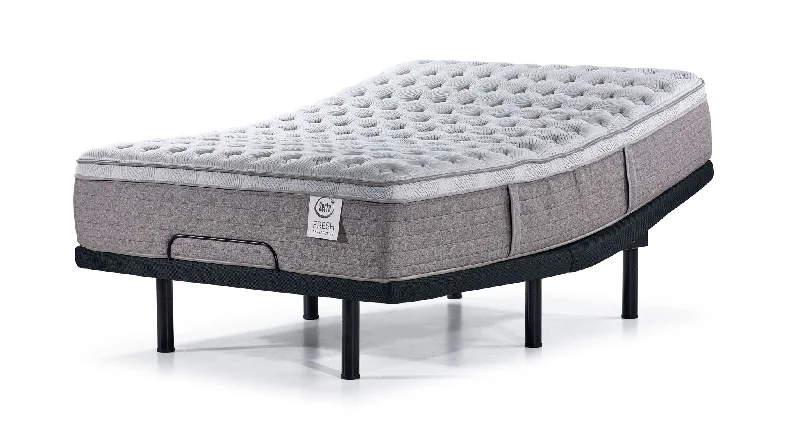 Innerspring mattresses with coil counts for supportSerta Fresh Perspective Medium Full Mattress and L2 Motion Pro Adjustable Base