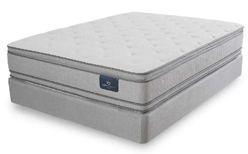 Gel - infused memory foam mattresses for cooler sleepSerta Perfect Sleeper Hotel Prestige Suite Euro Pillow Top Double Sided 12.75" Mattress