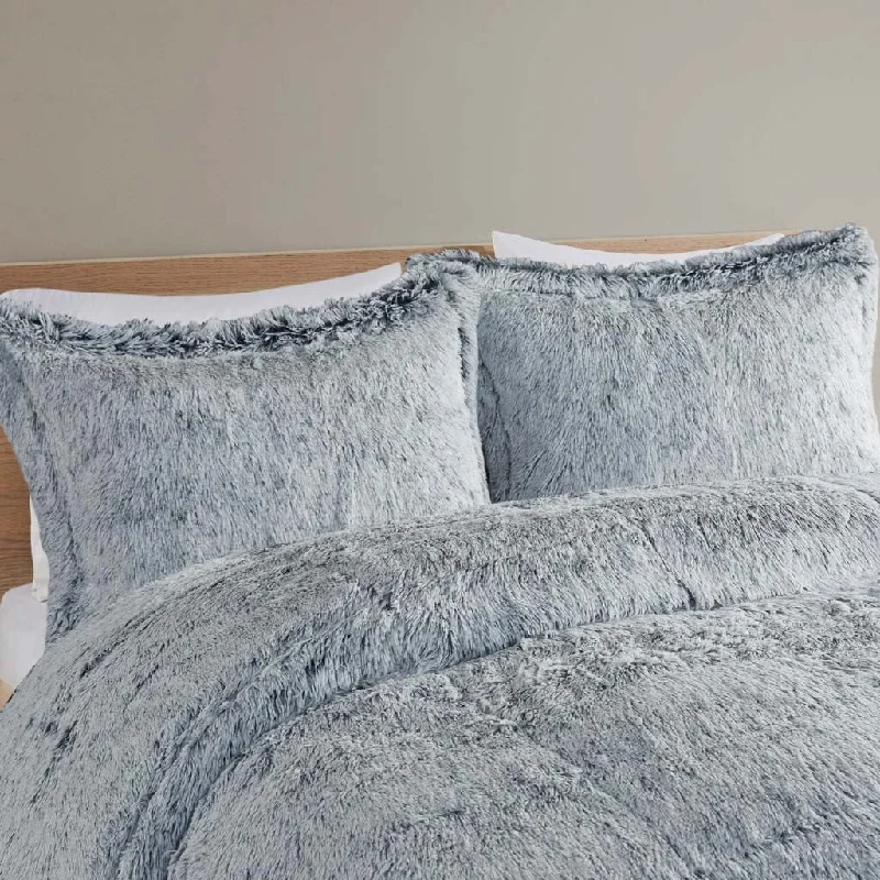 Queen - size comforters for standard queen - sized mattressesShaggy Comforter Mini Set