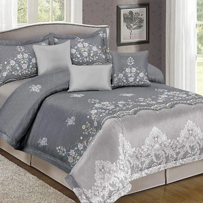 Bamboo - fiber - filled comforters with antibacterial and breathable qualitiesSilver Lining 2 pc Twin Comforter Set