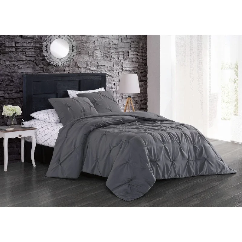 Cotton - filled comforters for a breathable and natural sleep experienceSilver Orchid Allen Solid Bed in a Bag