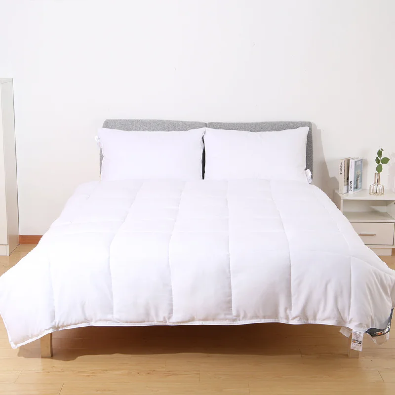 Dry - clean - only duvet covers with high - end materials and delicate designsSingle Size All Seasons Duvet Microfibre Down Alternative Hypoallergenic