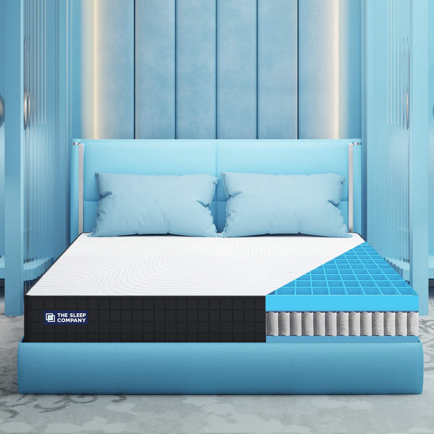 Bamboo - charcoal infused mattresses for odor absorptionSmart Luxe Hybrid Mattress