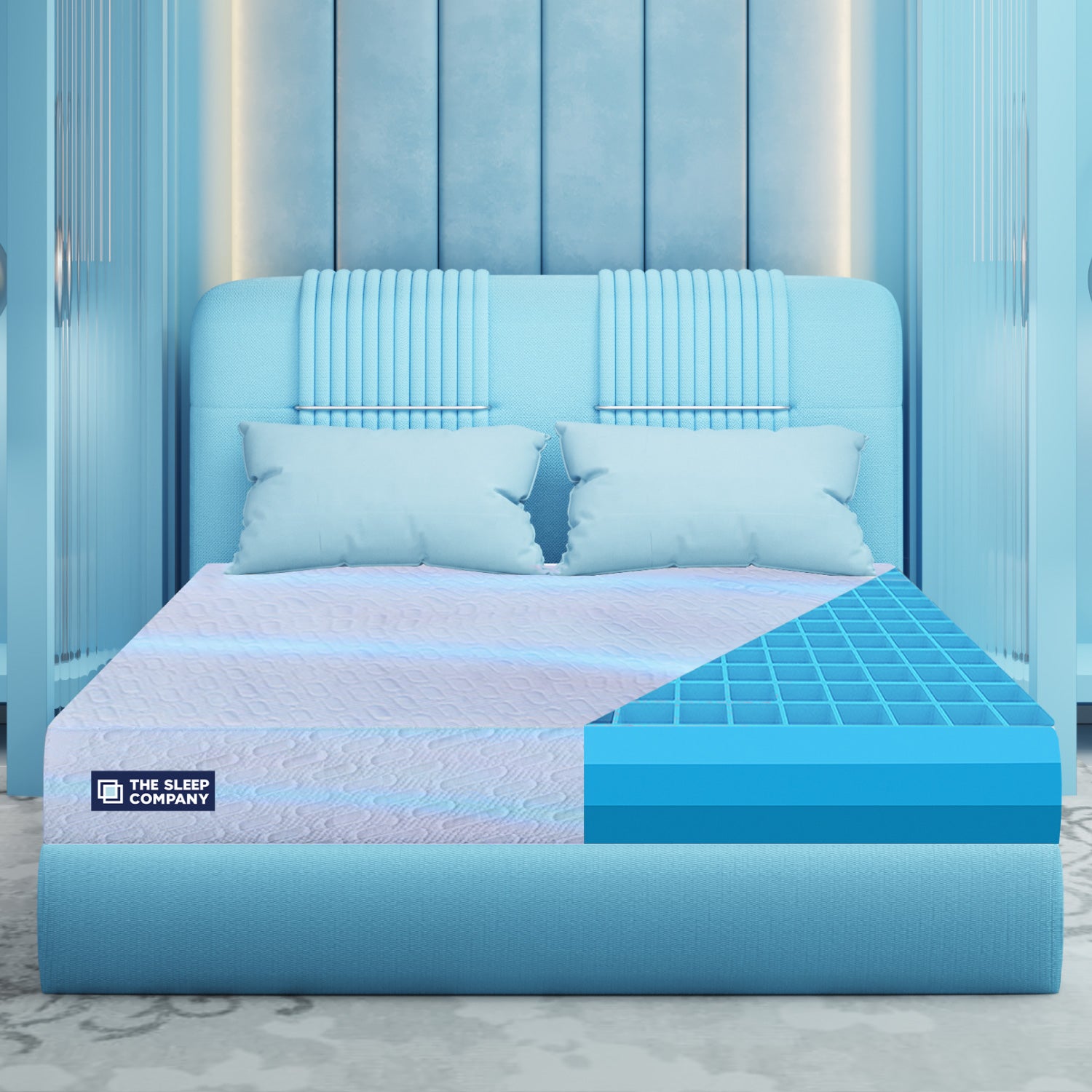 Hybrid mattresses combining foam and innerspring technologySmart Ortho SnowTec Cooling Technology