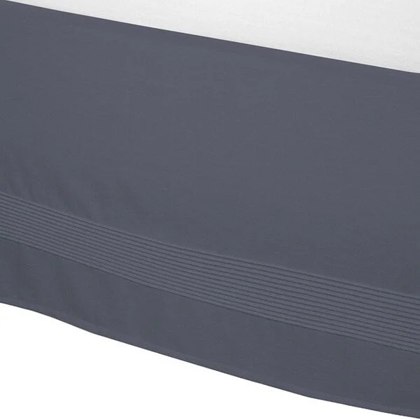 Solid 15-inch Drop Pintuck Bedskirt