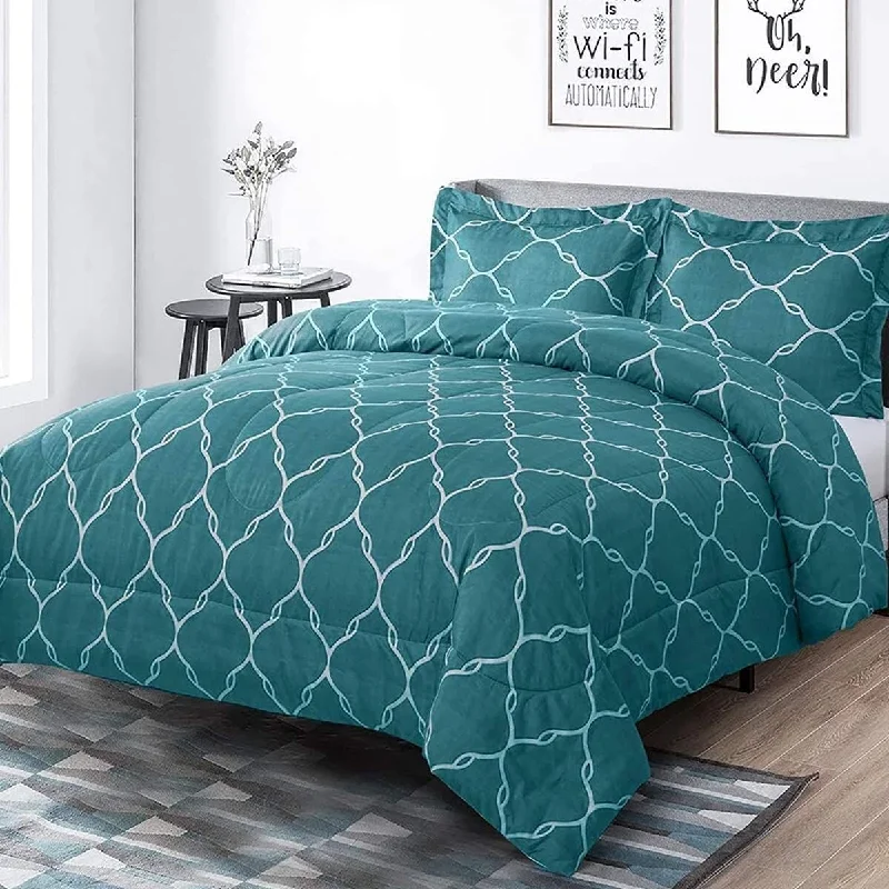 King - size comforters to fit large king - sized beds perfectlyTeal 2 pc Twin Comforter Set