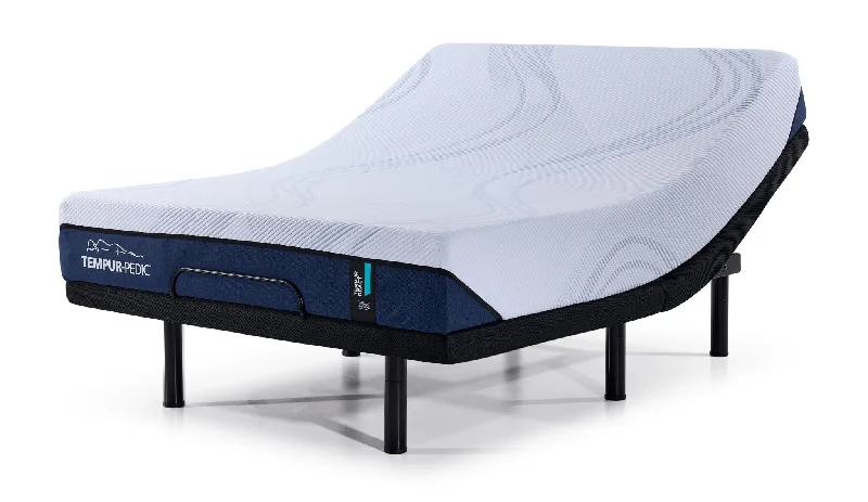 Polyester - foam mattresses for budget - friendly optionsTempur-Pedic React 2.0 Medium 10" Full Mattress and L2 Motion Pro Adjustable Base