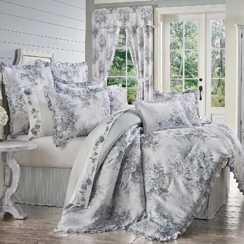 Wool - filled comforters with natural moisture - wicking and temperature - regulating featuresThe Gray Barn Morning Star Farmhouse Floral Comforter Set