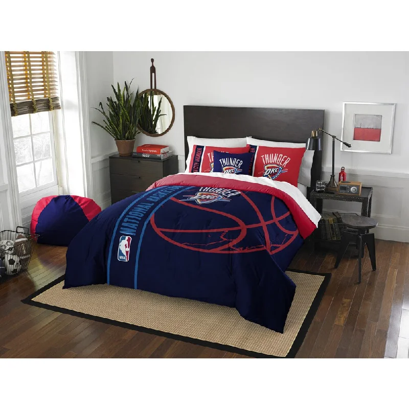 Goose down comforters known for their superior quality and insulationThe Northwest Company NBA Oklahoma City Thunder Full 3-piece Comforter Set