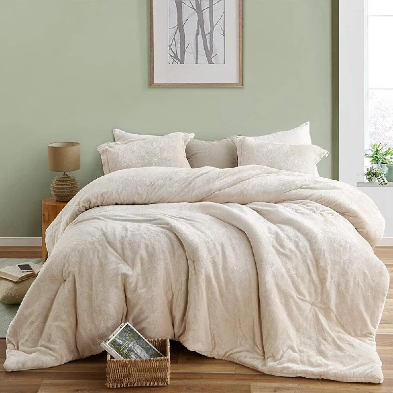 Full - size comforters suitable for full - sized beds in guest rooms or small bedroomsThe Original Plush - Coma Inducer® Oversized Comforter Set - Almond Milk