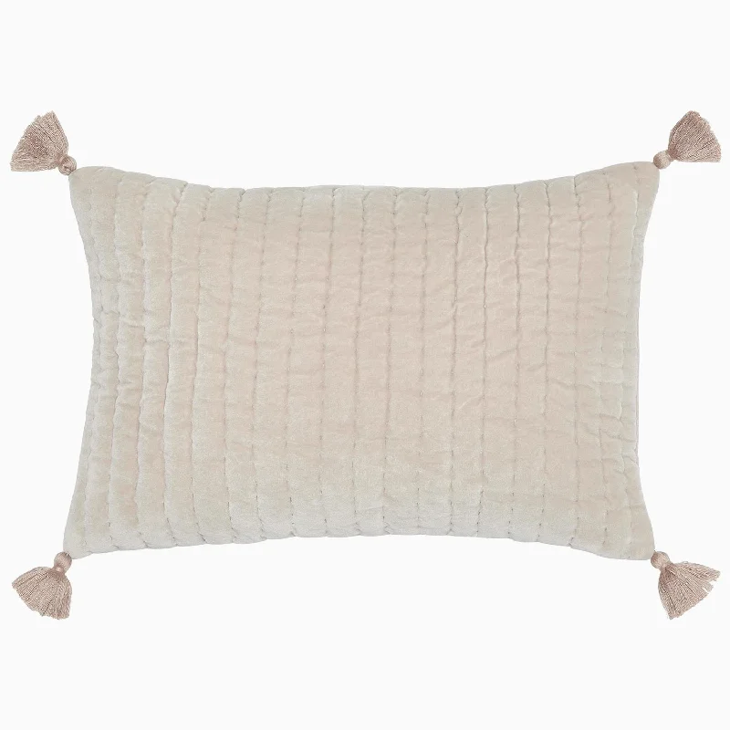 Custom - sized duvet covers to fit unique or non - standard bed framesVelvet Sand Kidney Pillow