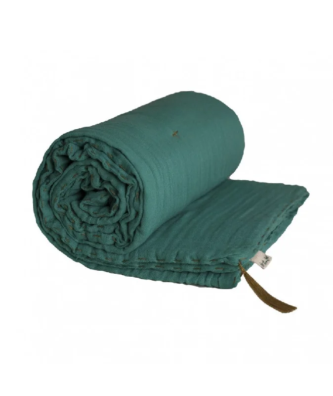 Synthetic fiber blend blankets for a budget - friendly choiceNumero 74 Winter Blanket - Aqua Blue