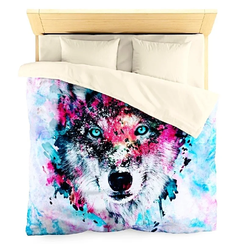 Twin XL duvet covers designed for extra - long twin beds, often used in college dormsWolf Duvet