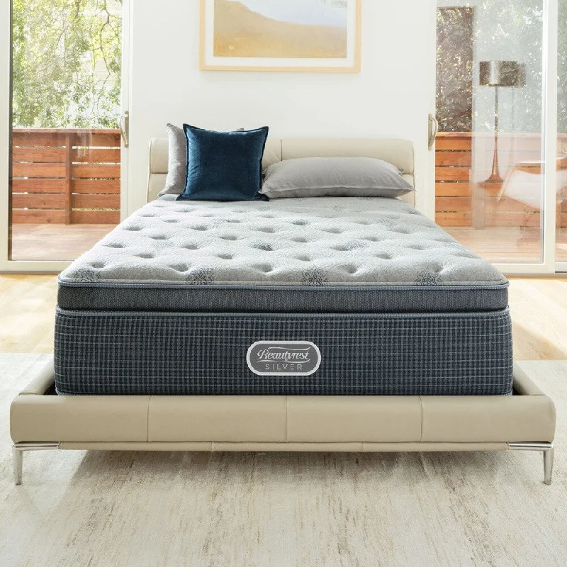 King - size mattresses for spacious master bedroomsBeautyrest Silver Discovery Bay Luxury Firm Pillow Top 15.5-inch Twin-size Mattress Set - N/A